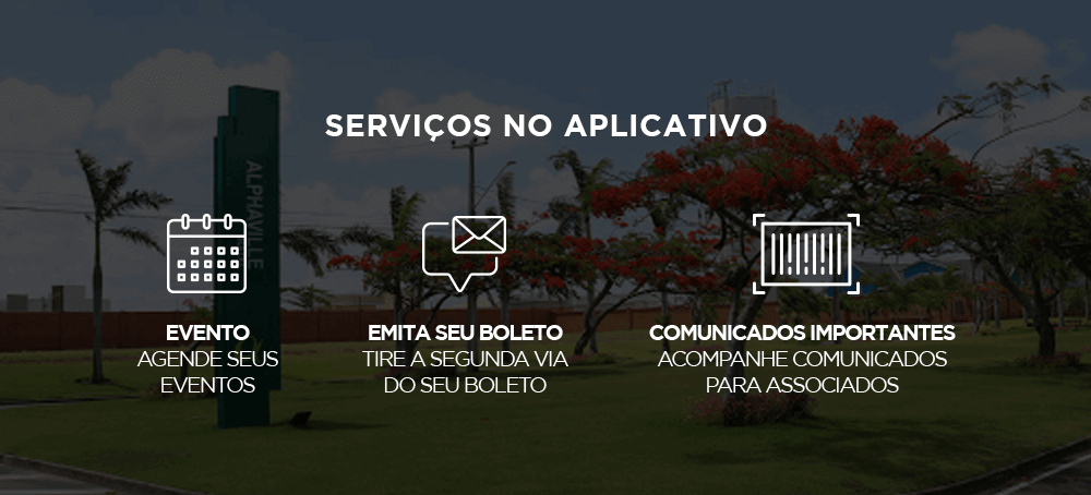 serviços no app
